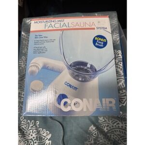 Conair Moisturizing Mist Facial Sauna System‎ Bonus Face Brush New